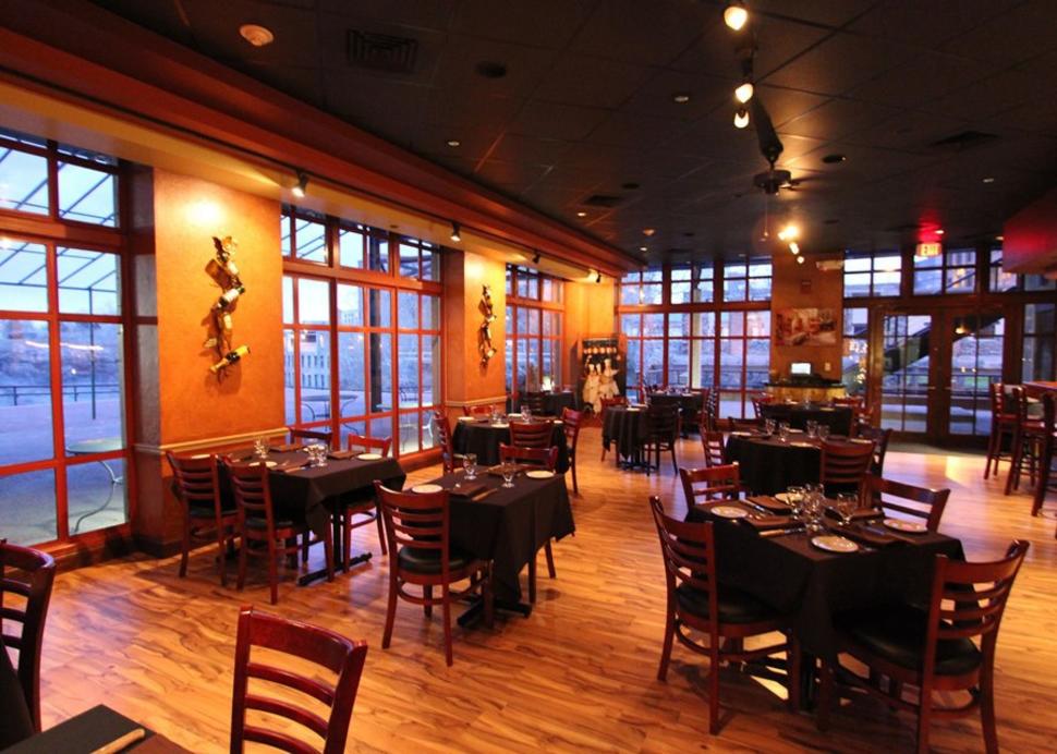 LaLuna Restaurant in Downtown Rochester overlooking the famous High Falls