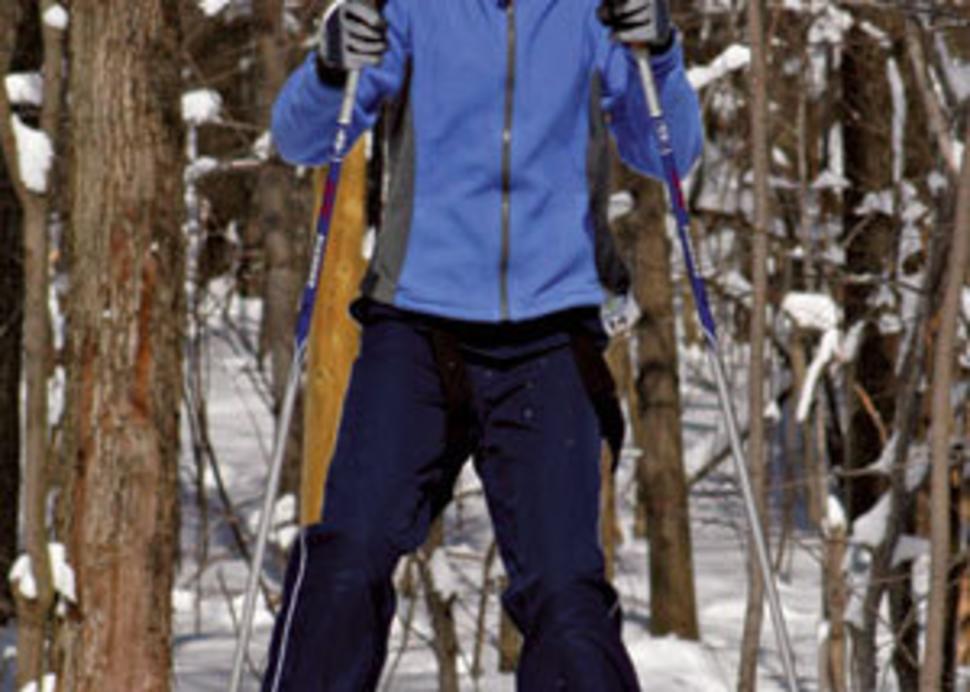 Cross country skiing at Bristol Mountain Nordic Center