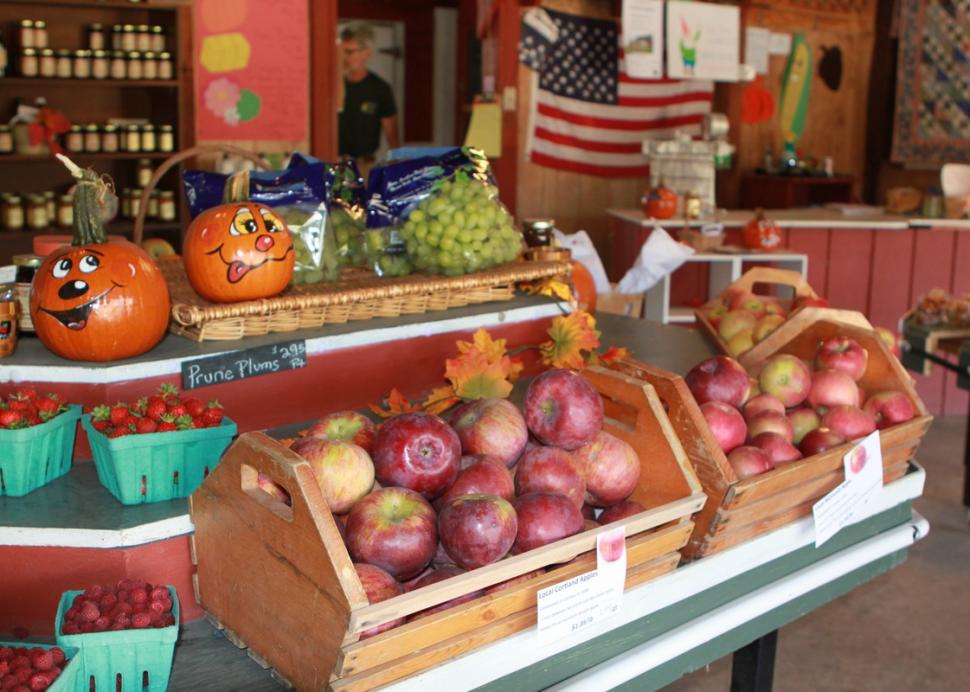 Fresh apples at White's Farm Market