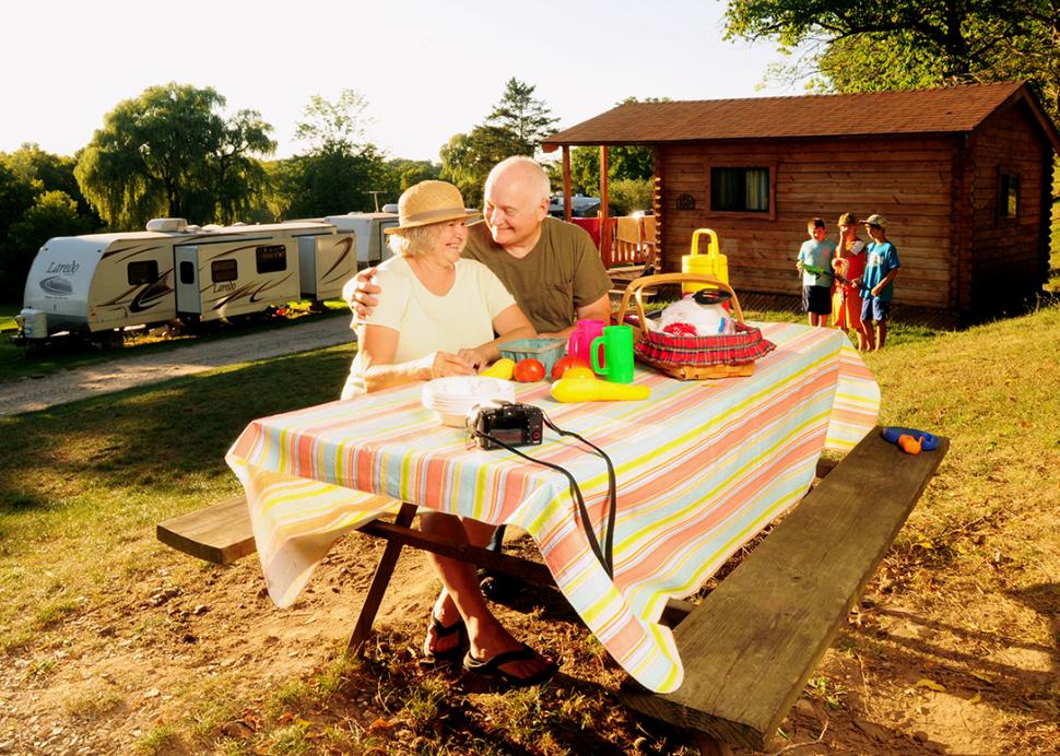 cheerful-valley-campground-phelps-people-picnic-table