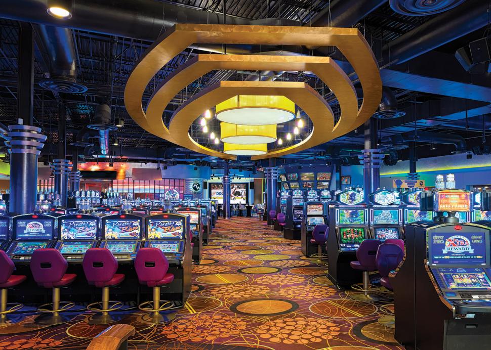 Interior of Finger Lakes Gaming and Racetrack