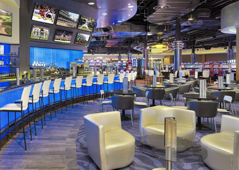Inside of the Remedy Bar and Lounge in Finger Lakes Casino and Racetrack