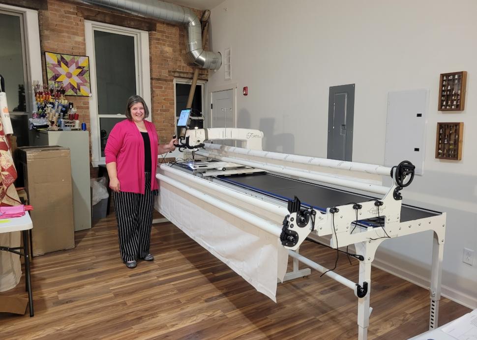 Stephanie McCall, owner of Quilts By Commission