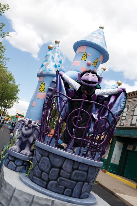 Sesame Place is transformed into a not-too-spooky haunted haven for children of all ages during the Count's Spooktacular.