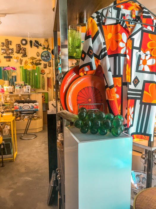 Interior of Dazzles shop