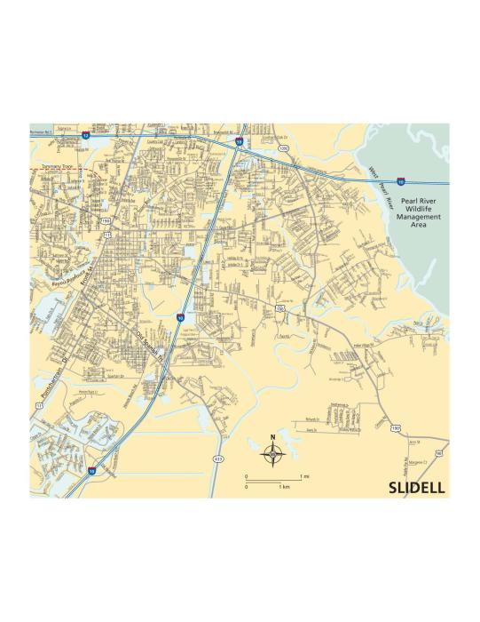 Slidell Map
