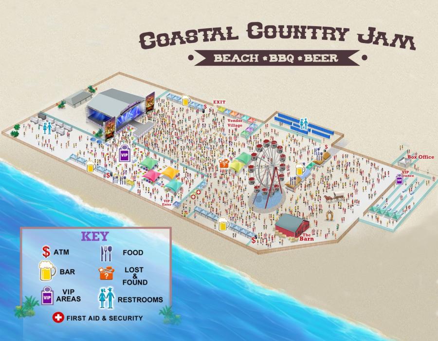 Country Jam Vip Seating Chart