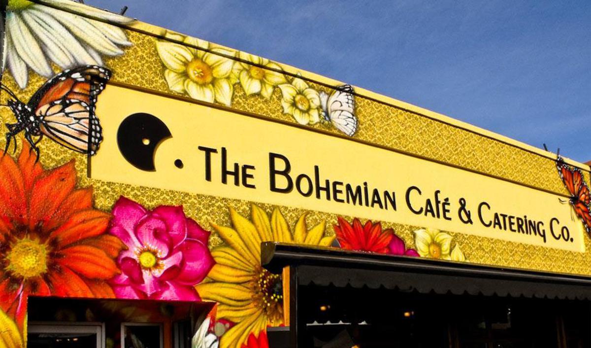 The Bohemian Cafe - Sign