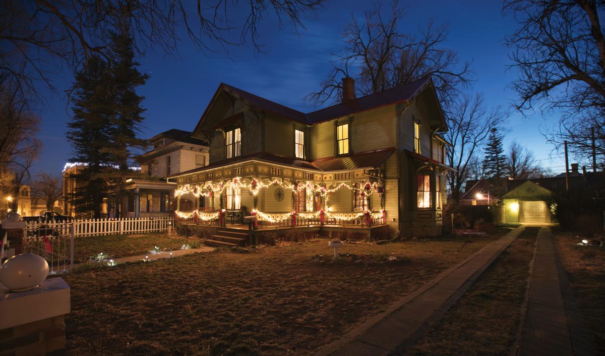 A home from Las Vegas's Holiday Historic Homes Tour