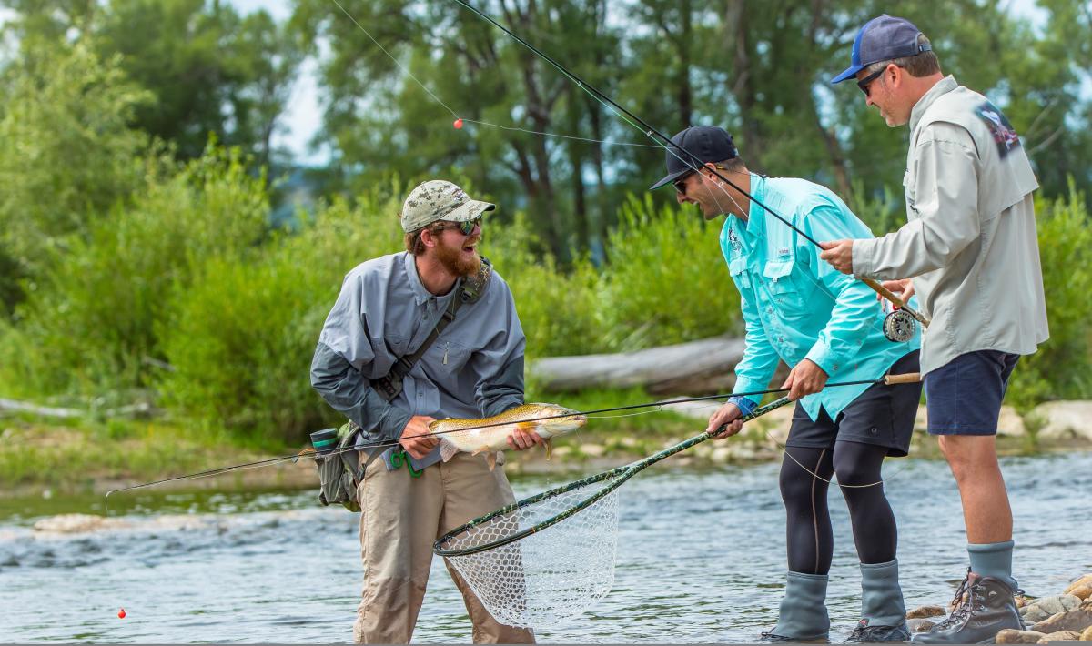 anglers rejoice in their big catch on the yampa river