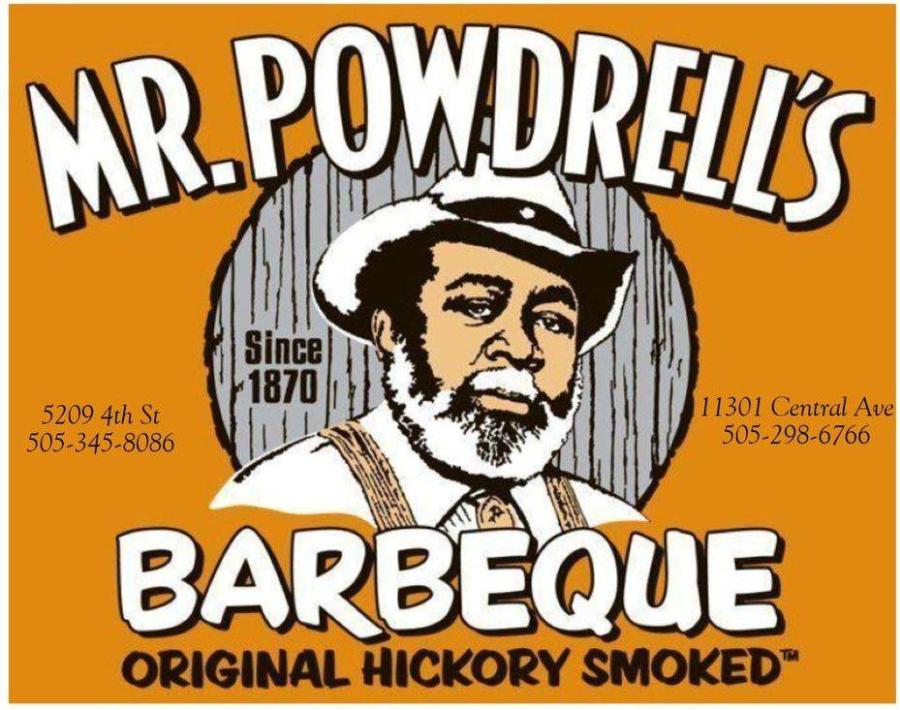 Mr. Powdrell's BBQ Logo