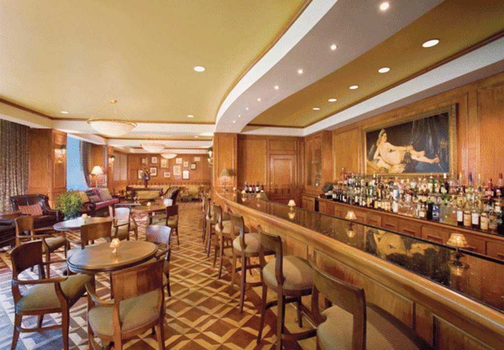 the bar