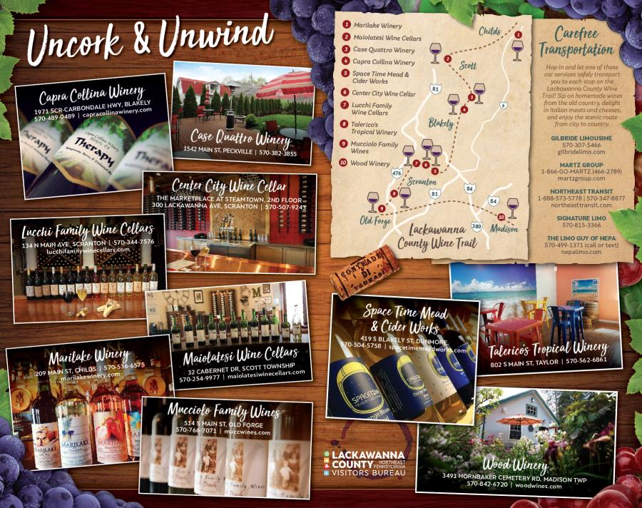 Lackawanna County Wine Trail Lackawanna County Wine Itinerary