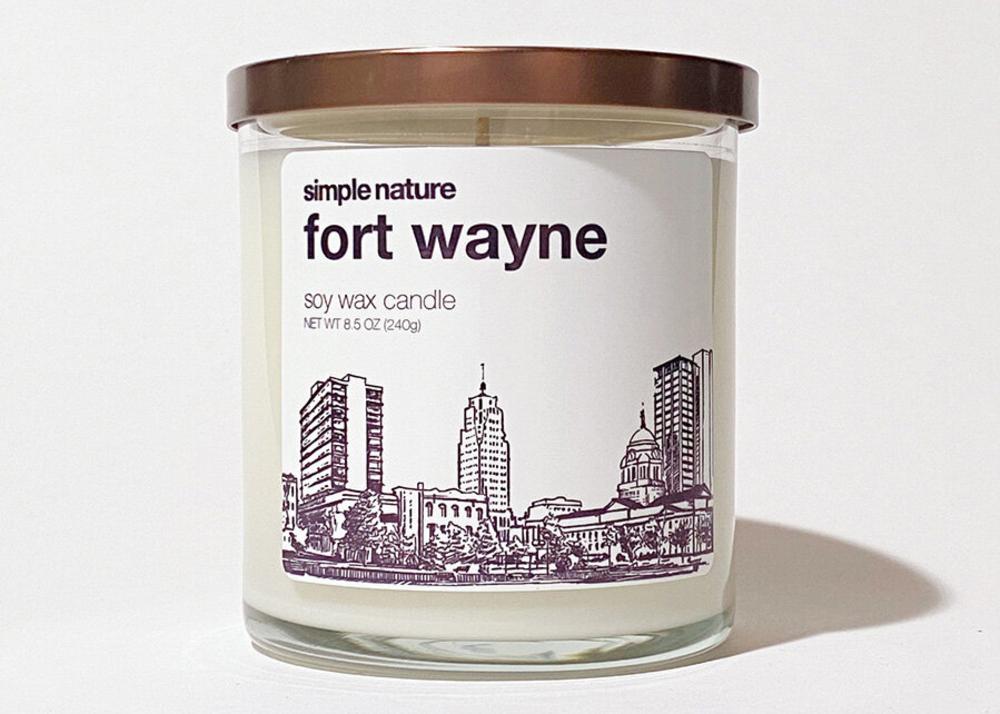Fort Wayne scented candle from Simple Nature