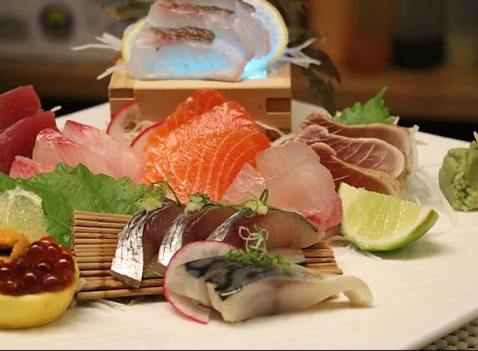 Kaito Sushi plate of sashimi