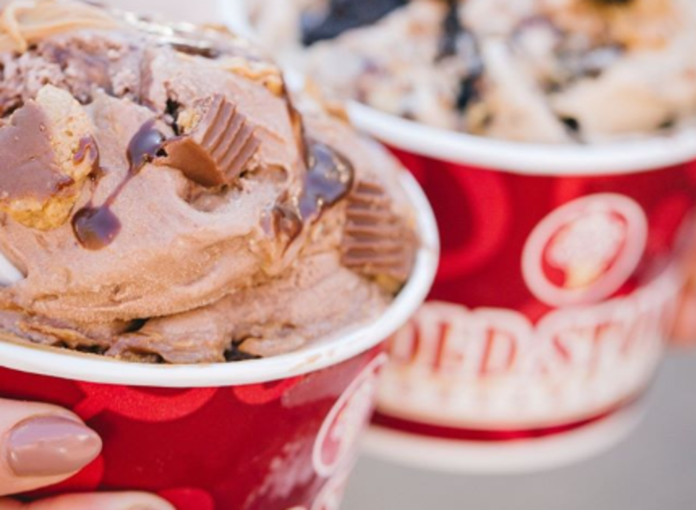 Cold Stone - 2 cups with gooey toppings