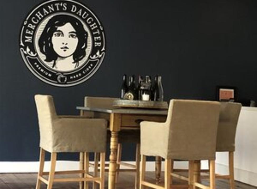 Seating at merchants daughter tasting room