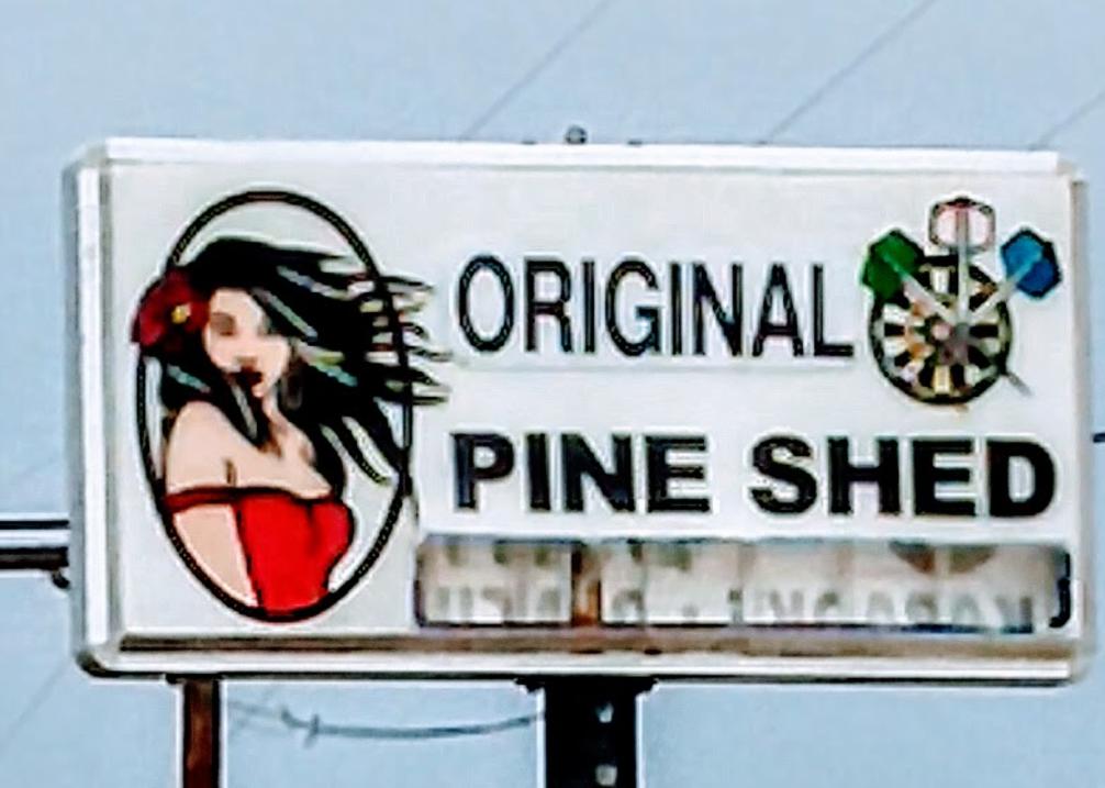 Pine Shed Sign