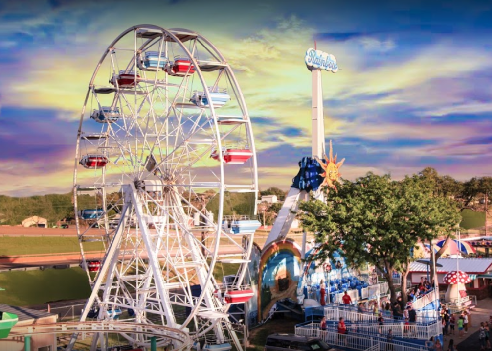 Wonderland Amusement Park Ferris Wheel