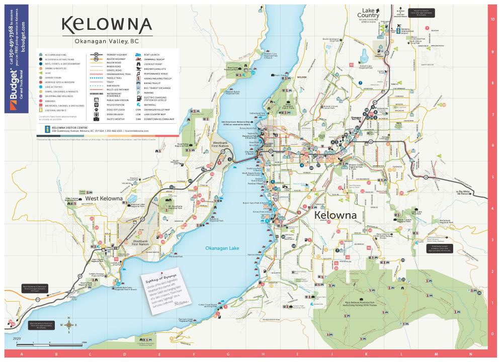 Getting Around Kelowna | Maps, Directions, & Information
