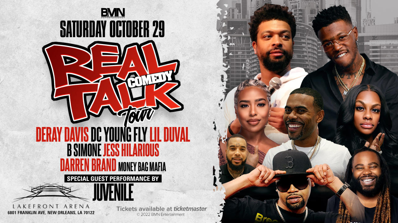 real talk comedy tour chicago 2022