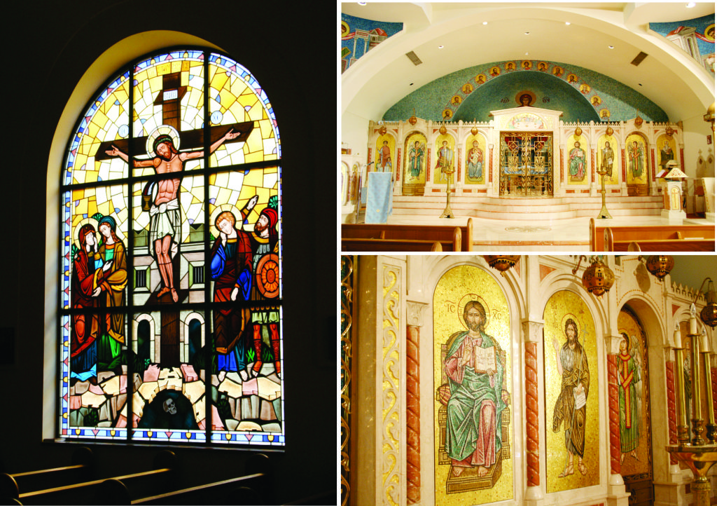 Inside St. George Greek Orthodox Church courtesy of St. George