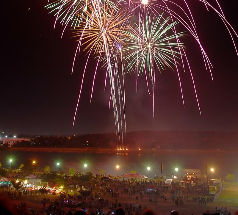 Mount Trashmore Fireworks Virginia Beach Fourth of July