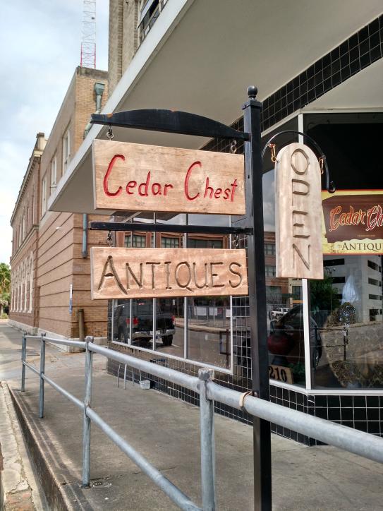 Visit Cedar Chest Antiques, in Lake Charles, to explore room after room  of antiques.