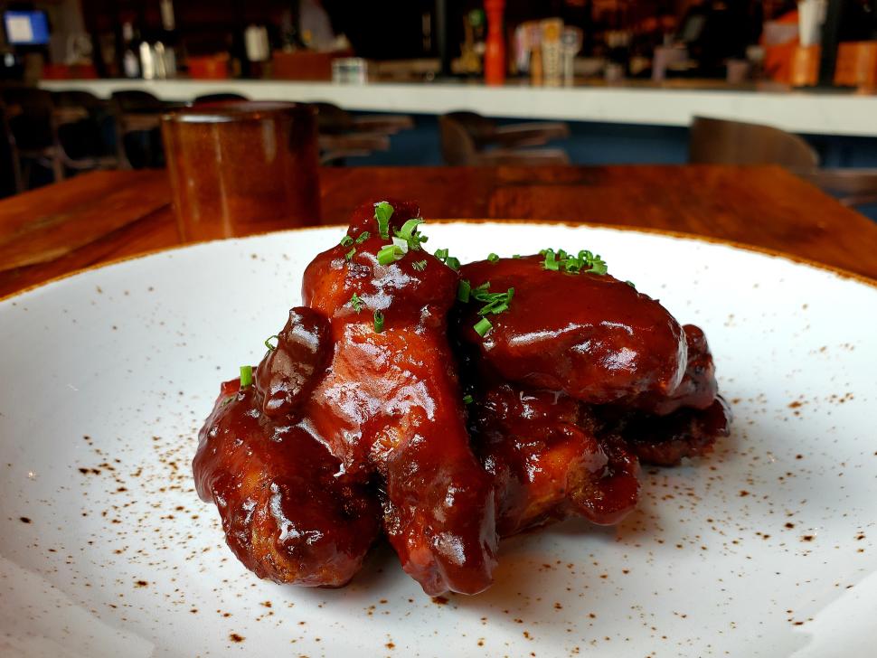 BBQ Wings at Bardea, Wilmington, Delaware