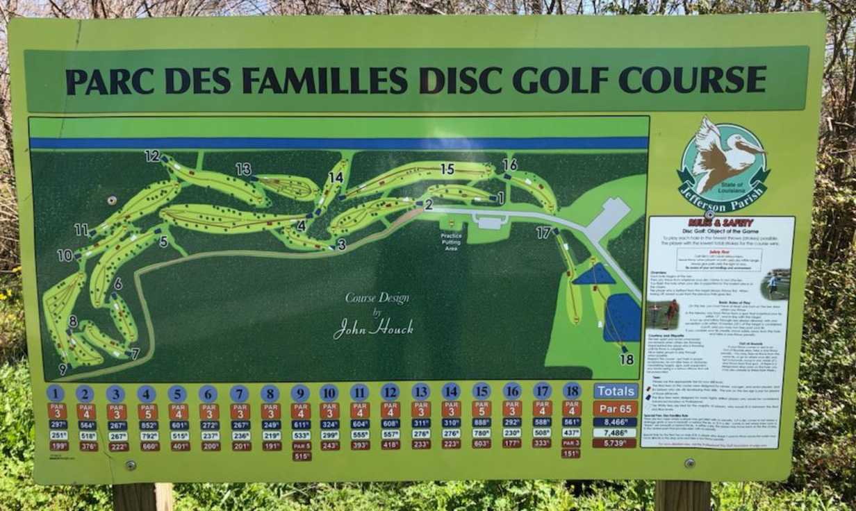 Parc Des Familles Disc Golf Course Parc Des Familles Disc Golf Course