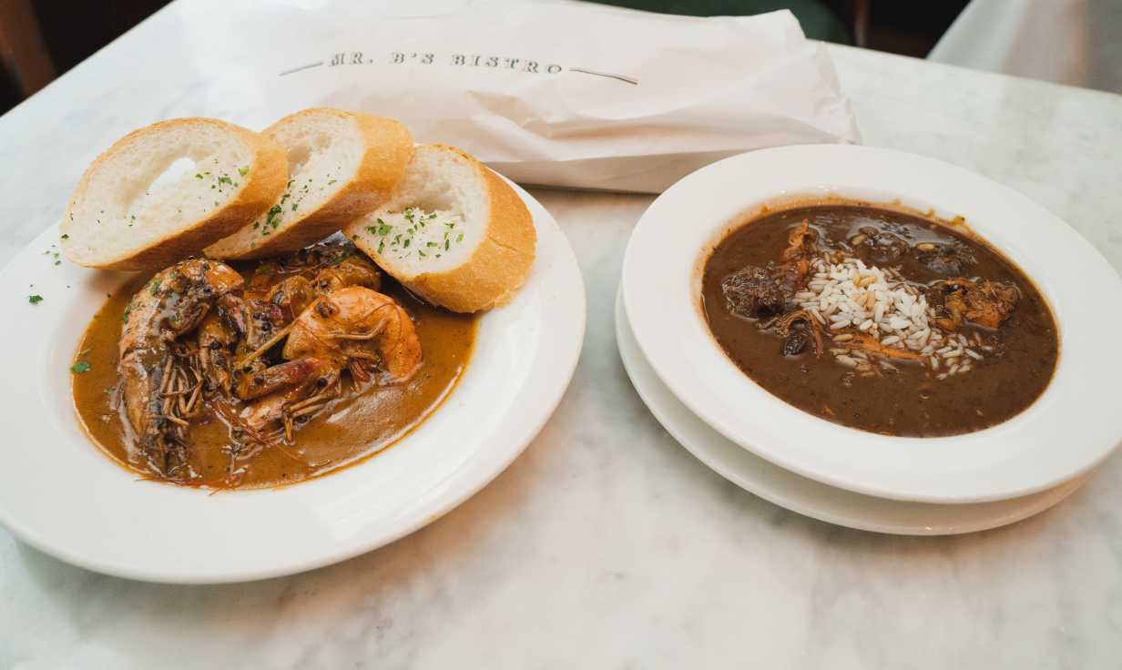 Mr. B's Bistro Food Dishes