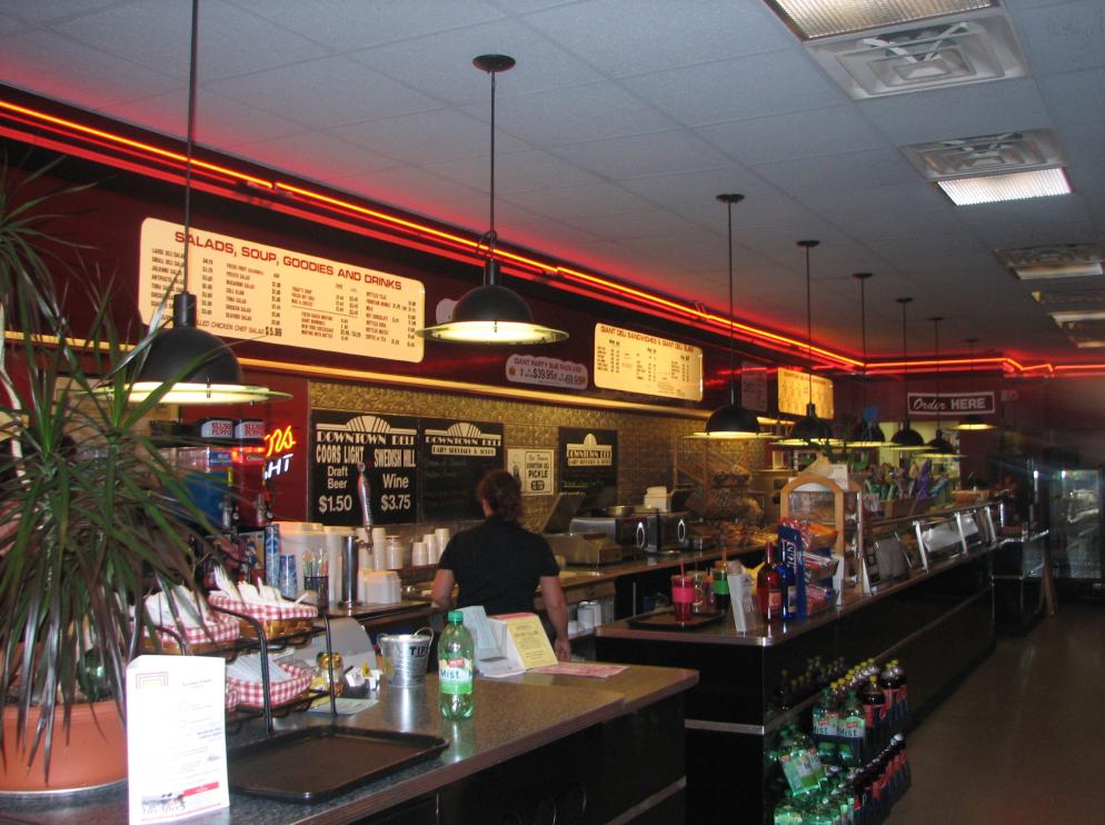 Downtown Deli Interior