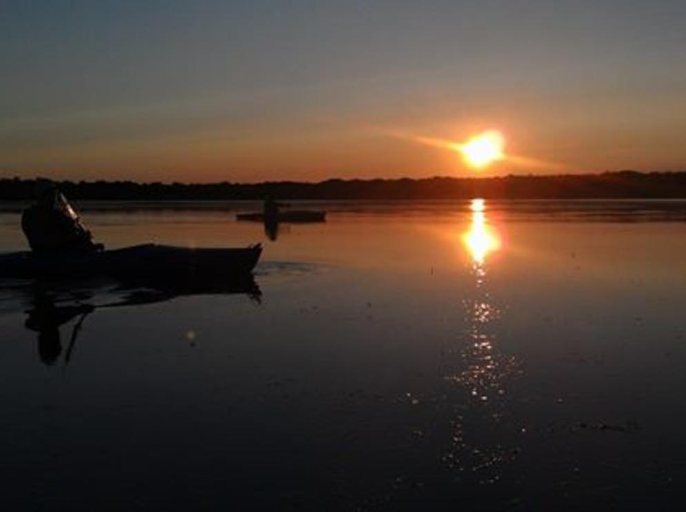 sunset paddle