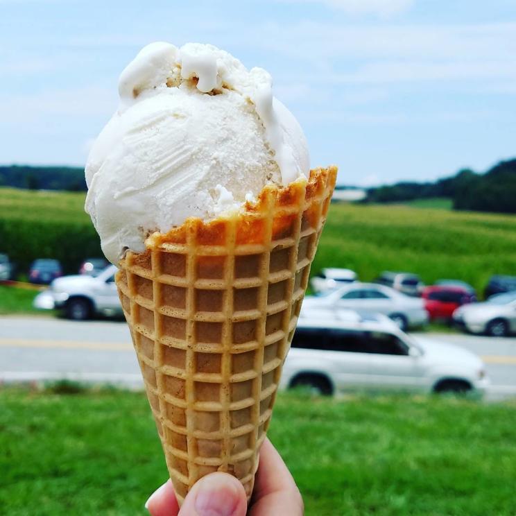 Ice Cream Cone at Maple View Farm Country Store