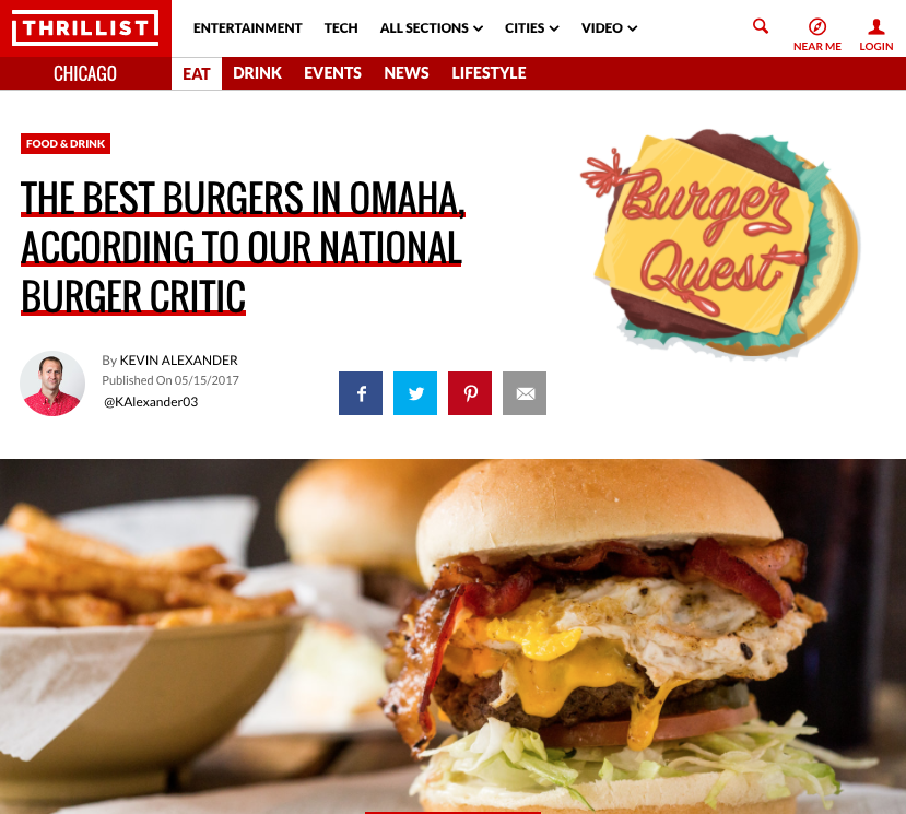 Best Burgers in Omaha - Thrillist.com