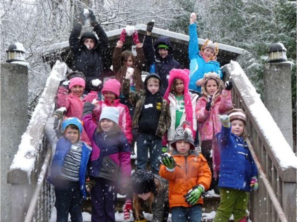 Kids Playing at Ijams Nature Center In Knoxville, TN