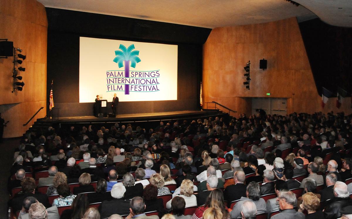 Film festival screening audience