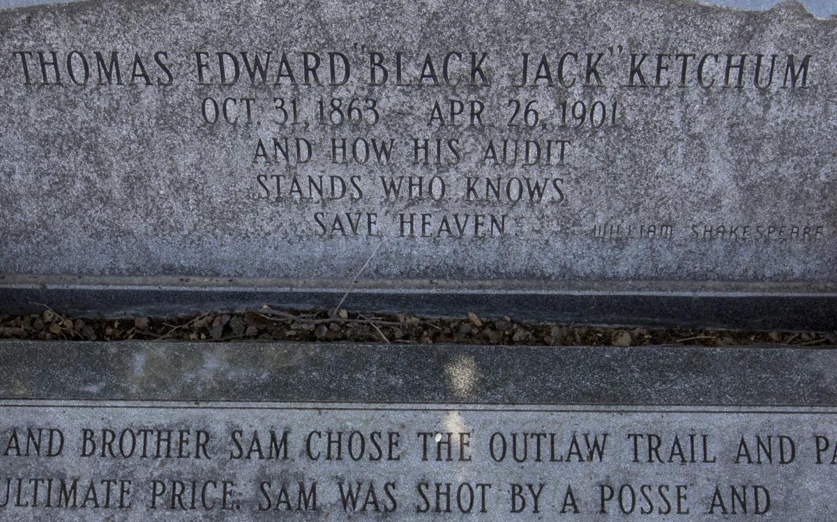 Black Jack Ketchum Headstone