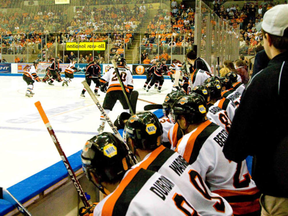 Watch the puck drop with the Fort Wayne Komets at the Memorial Coliseum.