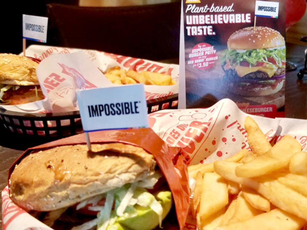 The Impossible Burger Meal in Fort Wayne, Indiana