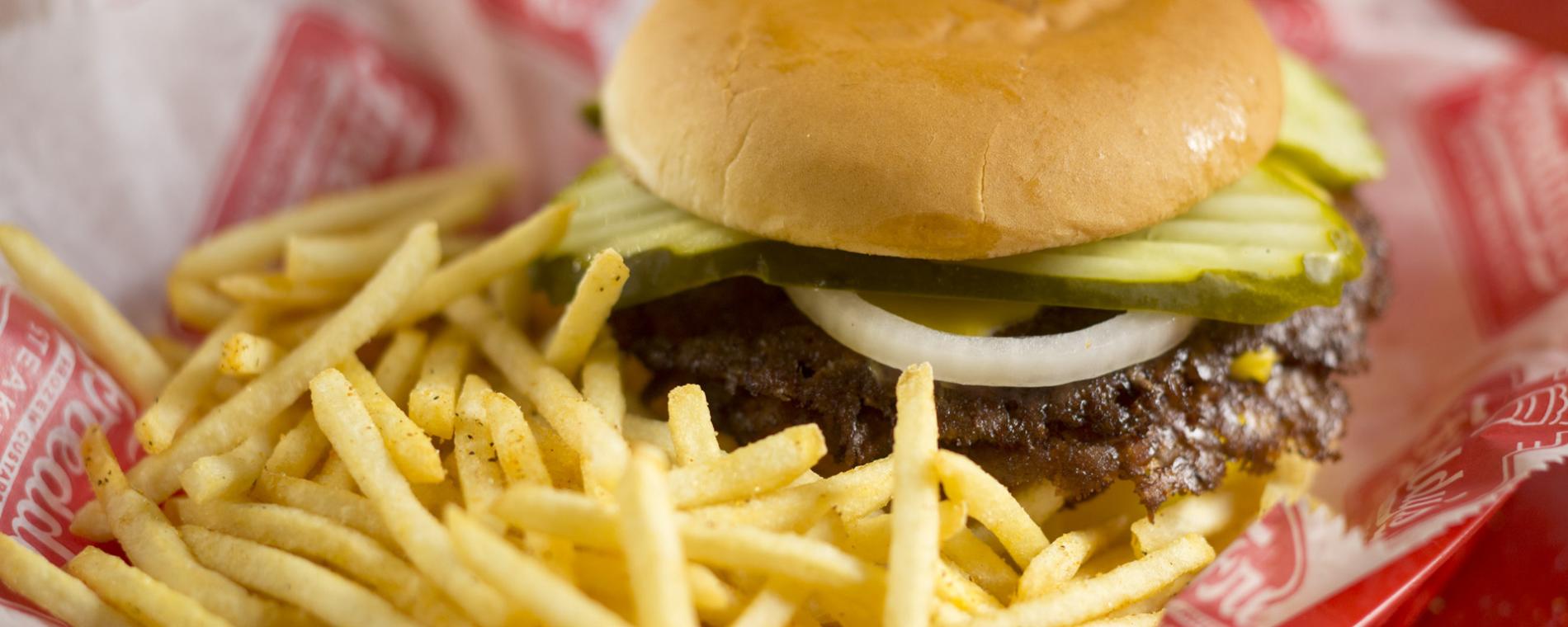 Freddy's Burger Fries Visit Wichita