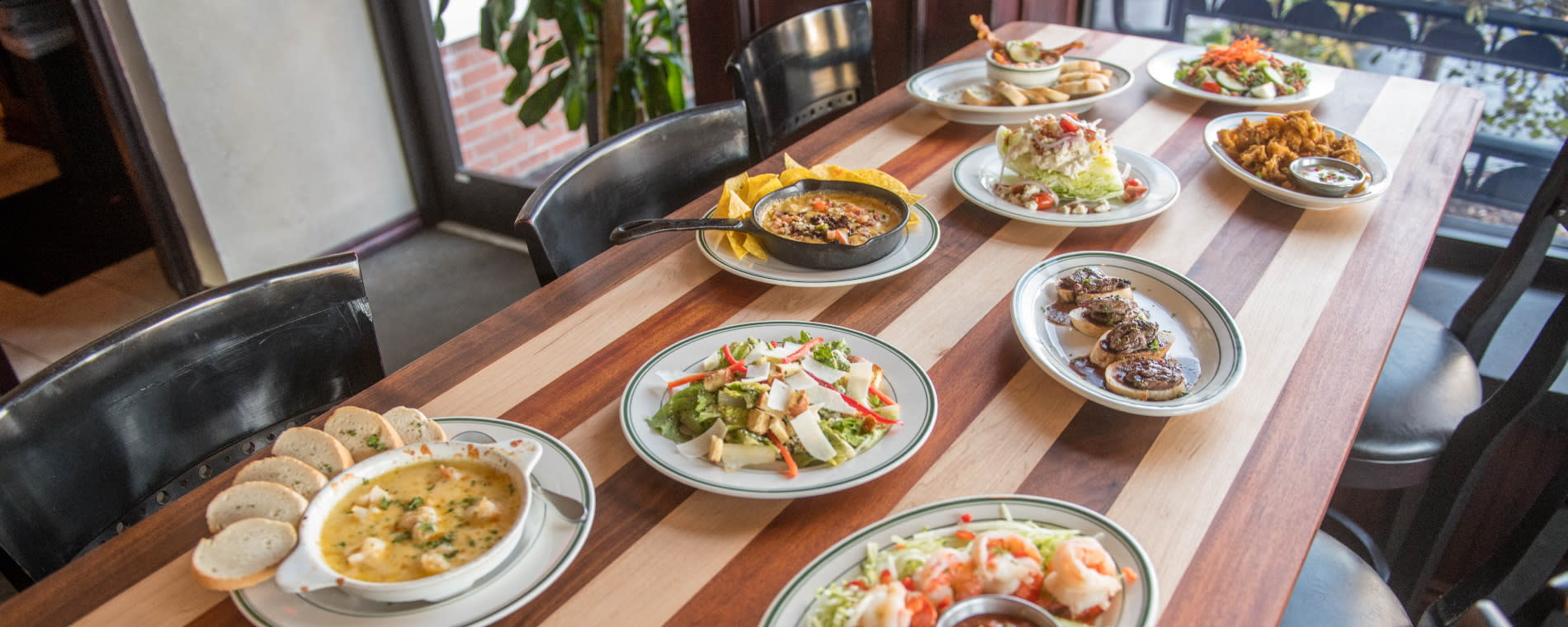 Lots of appetizers