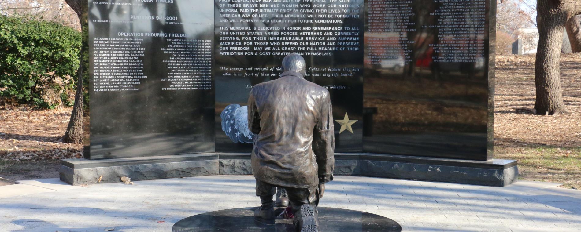 Veteran Park Operation Freedom Visit Wichita