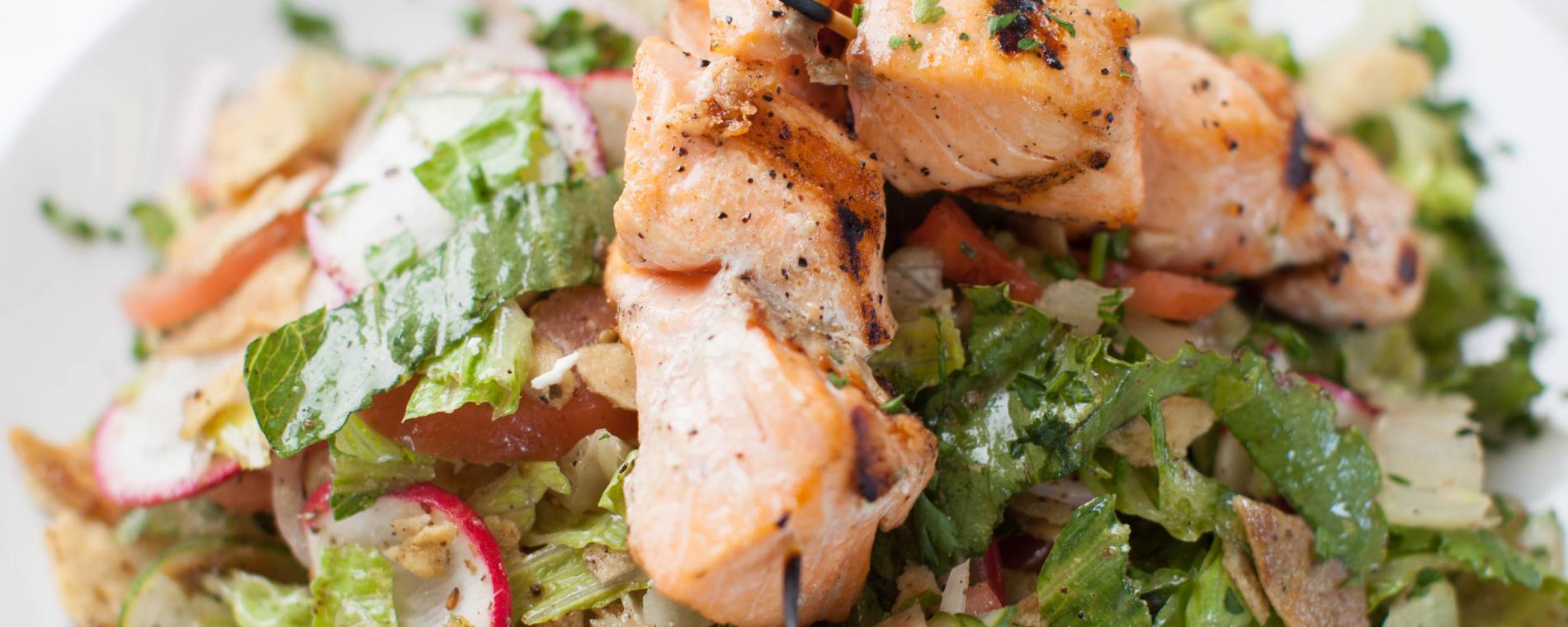 Meddys NE salmon salad Visit Wichita