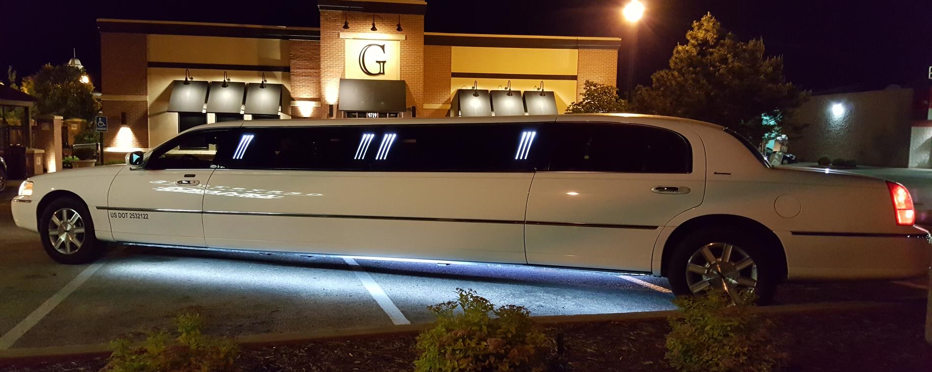 Artistic white limo Visit Wichita