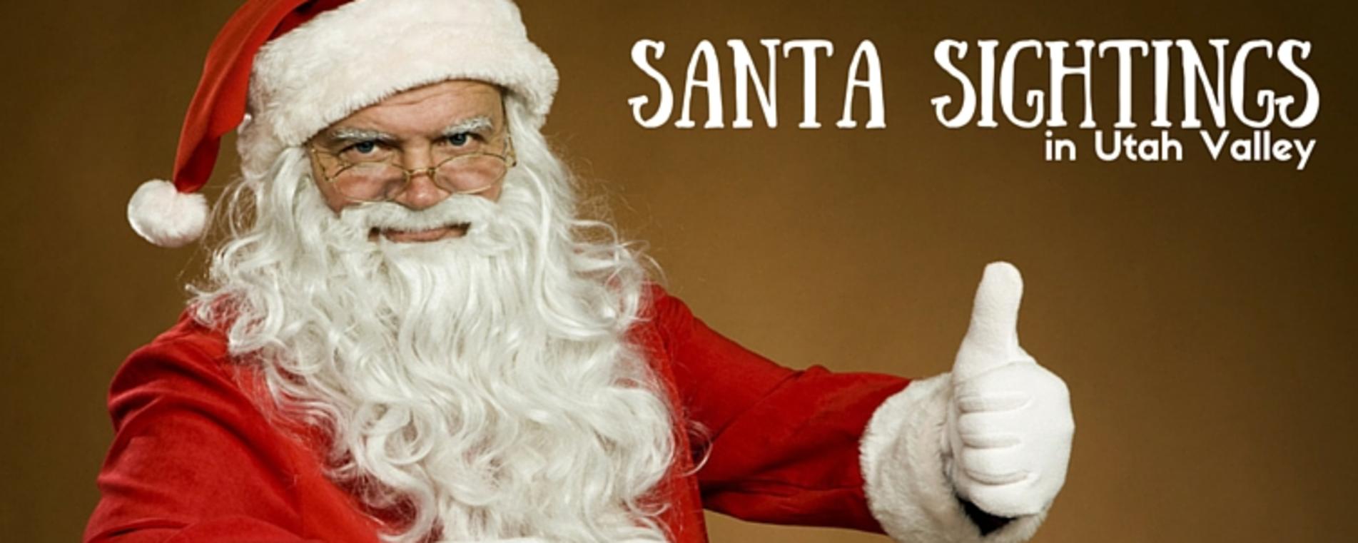 Santa Sightings Explore Utah Valley