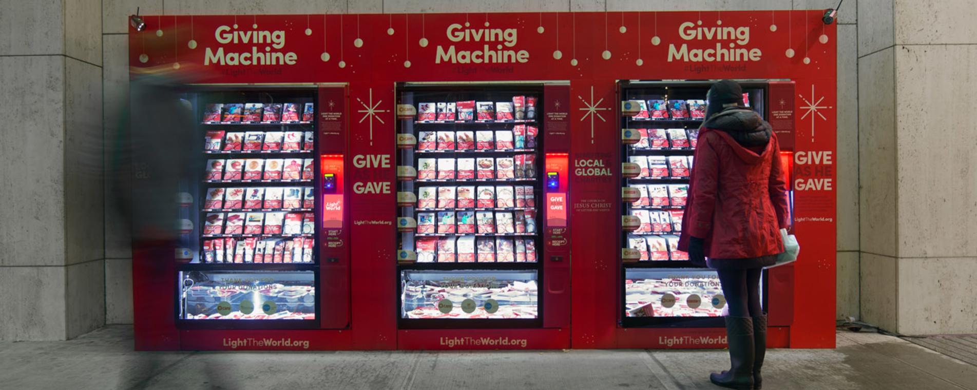 Light The World Giving Machines Open At University Place In Orem