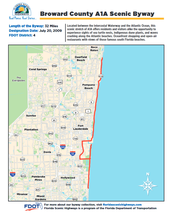 scenic a1a map