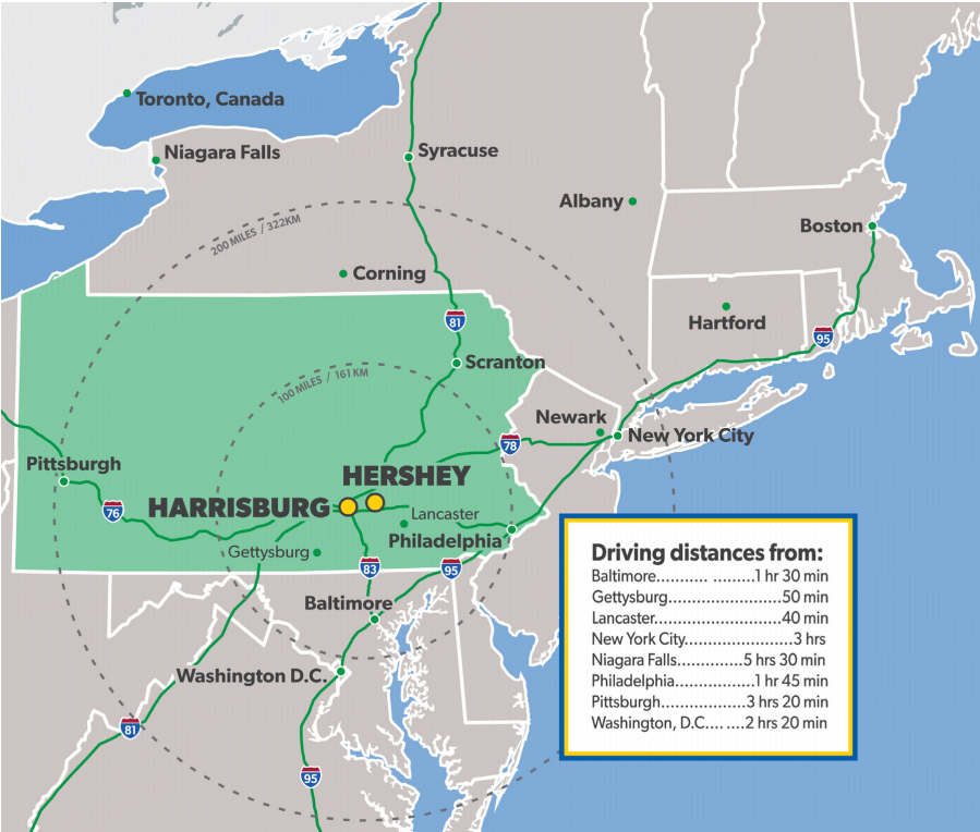 Group Transportation Visit Hershey Harrisburg