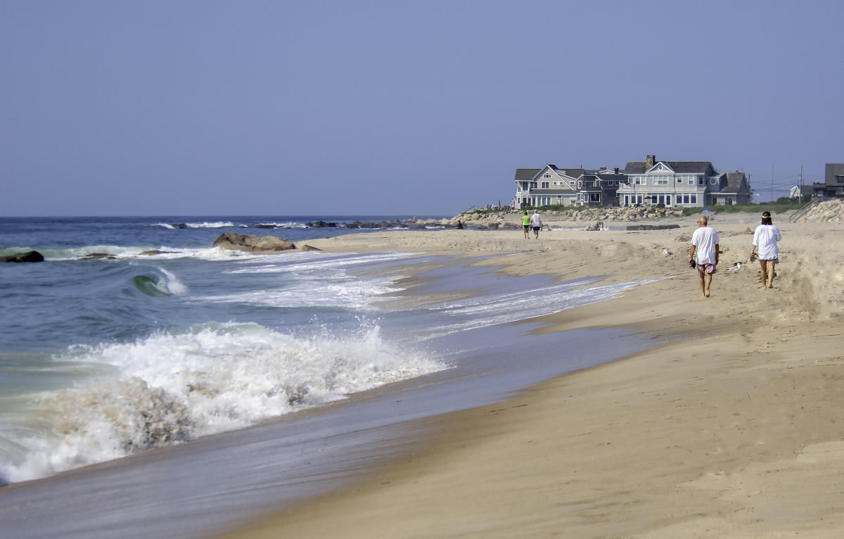 Walking East Beach